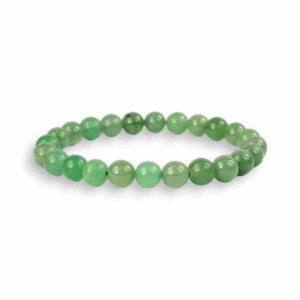 Natural Green Aventurine Crystal Bracelet - Healing Beaded Gemstone Bracelet with Authentic Lab Certificate - Handcrafted Jewelry - for Good Luck, Opportunity and Emotional Healing Positive Energy Bracelet for Prosperity, Calmness, and  Balance Heart Chakra