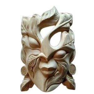 Pure Handcraft Wooden "TREE TRIBAL MASK" – Wooden Mask of KUSHMANDI – GI Taged by Central Government Of INDIA