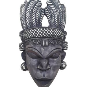 Pure Handcraft Wooden "TRIBAL MASK" – Wooden Mask of KUSHMANDI – GI Tag by Central Government Of INDIA