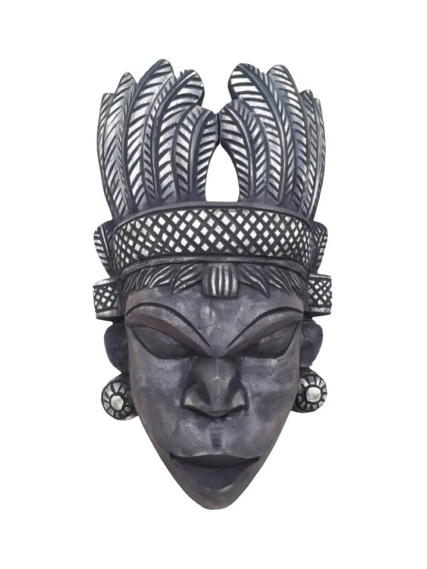Pure Handcraft Wooden TRIBAL MASK – Wooden Mask of KUSHMANDI – GI Tag by Central Government Of INDIA