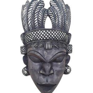 Pure Handcraft Wooden "TRIBAL MASK" – Wooden Mask of KUSHMANDI – GI Taged by Central Government Of INDIA
