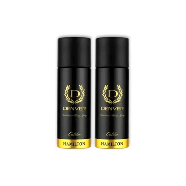 DENVER Caliber Nano Travel Size Pack Deo Perfume Body Spray - For Men - Pack Of Two