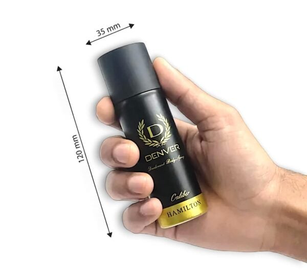 DENVER Caliber Nano Travel Size Pack Deo Perfume Body Spray - For Men - Pack Of Two - Image 2
