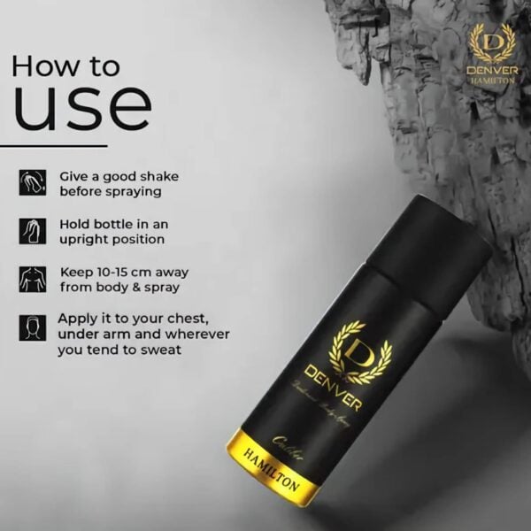 DENVER Caliber Nano Travel Size Pack Deo Perfume Body Spray - For Men - Pack Of Two - Image 3