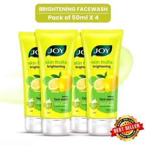 Joy De Tan Papaya Face Wash - For Dark Spots, Tan, Dead Skin Cells Removal - 50 ml x 4 = 200ml