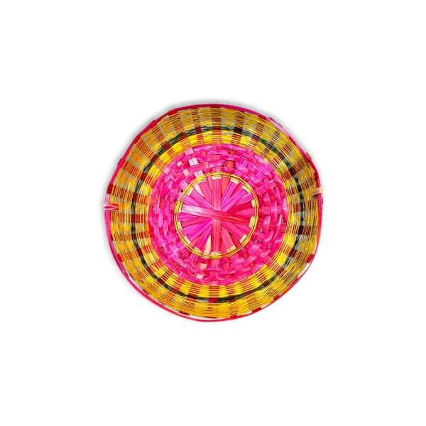 Pure Antique Bamboo Basket - "খাঁটি প্রাচীন বাঁশের ঝুড়ি" - Bamboo Torki - "शुद्ध प्राचीन बांस की टोकरी" 41.2inch - Image 5