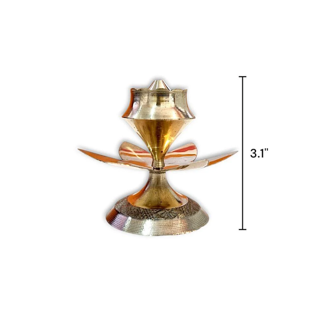 Pure Brass Agarbatti Stand - Pooja Agarbatti Stand 3.1inch - Image 2