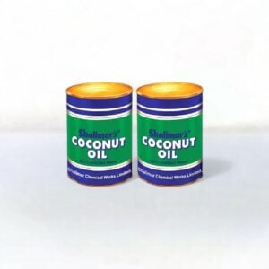 Shalimar's Coconut Oil - "শালিমার নারকেল তেল" - "शालीमार का नारियल तेल" - Tin Pack of Two - 500ml Each
