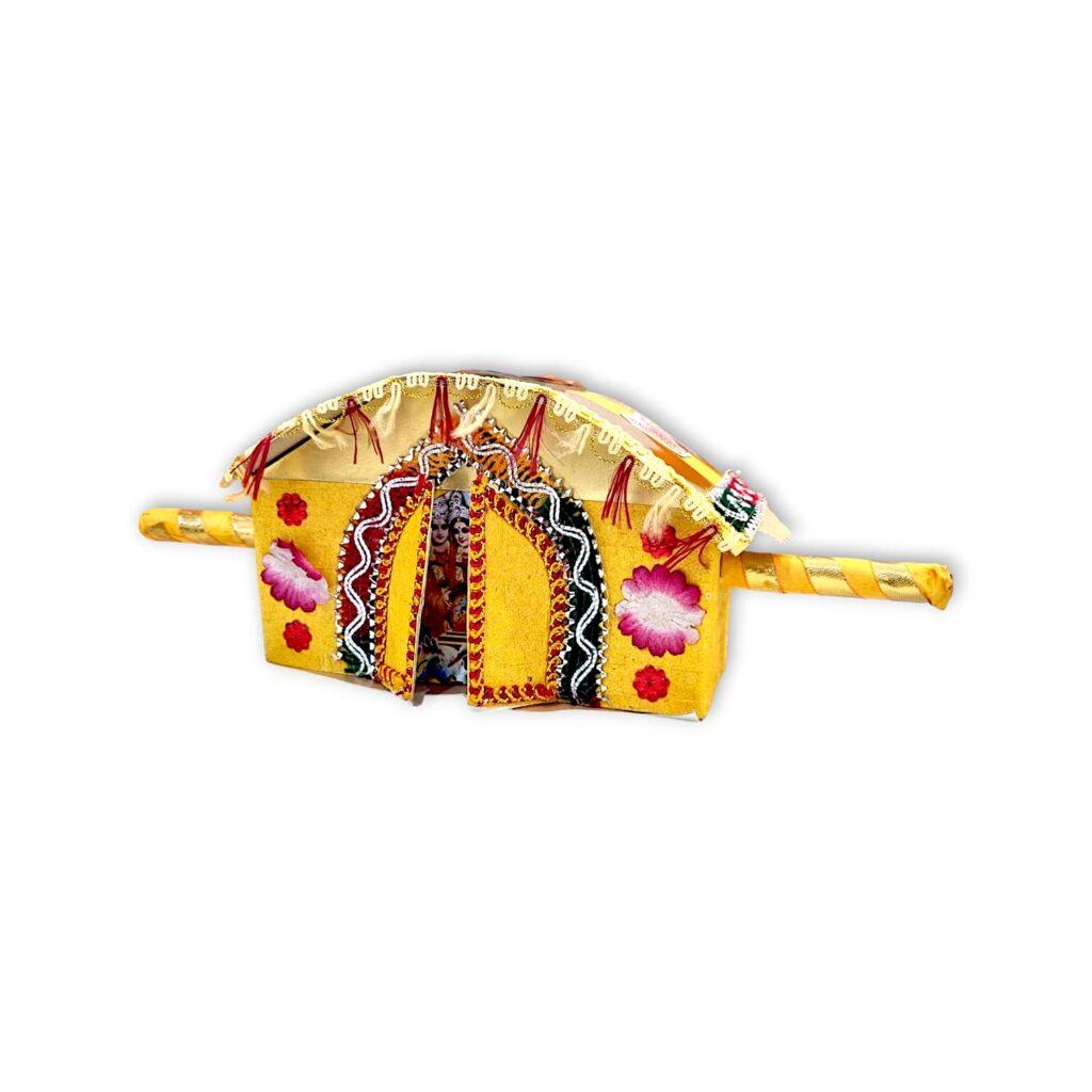 Palki Style Tatwa Suchi For Bengali Wedding - Tatwa Suchi - Wedding Tatwa Suchi 16 inch - Image 2
