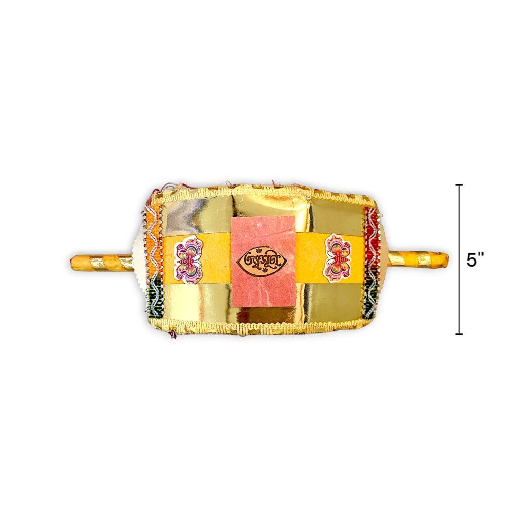 Palki Style Tatwa Suchi For Bengali Wedding - Tatwa Suchi - Wedding Tatwa Suchi 16 inch - Image 5