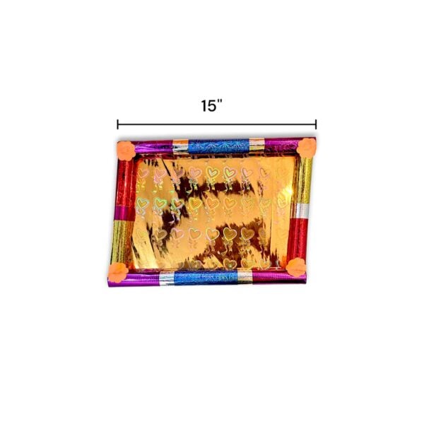Tatwa Tray - "তত্ত্বের ট্রে" - for Bengali Wedding, Decoration, Presentation Purpose 15 inch - Image 3