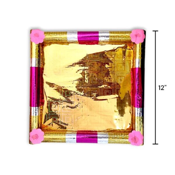 Tatwa Tray - "তত্ত্বের ট্রে" - for Bengali Wedding, Decoration, Presentation Purpose 12 inch - Image 3