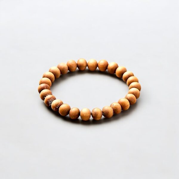 Sandalwood Bracelet - Chandan Fragrance Bracelet - for Men & Women - Image 2