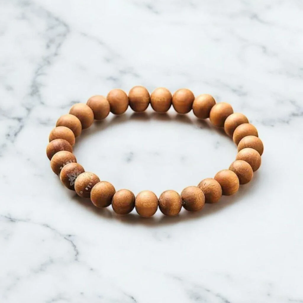 Sandalwood Bracelet - Chandan Fragrance Bracelet - for Men & Women - Image 3