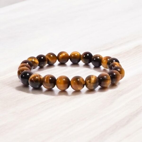 Gemstone Crystal Bracelet - Elastic Strecth Unisex Bracelet - Fashion Healing Accessories - for Men, Women, Boys, Girls - 8mm - Image 2