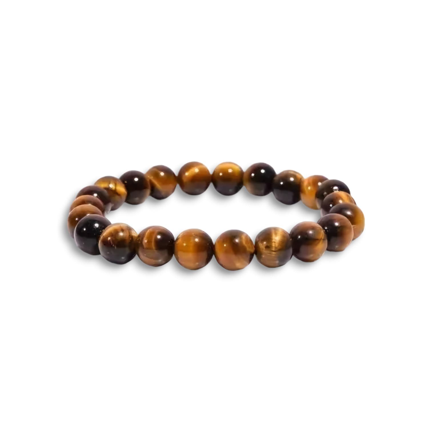Gemstone Crystal Bracelet - Elastic Strecth Unisex Bracelet - Fashion Healing Accessories - for Men, Women, Boys, Girls - 8mm