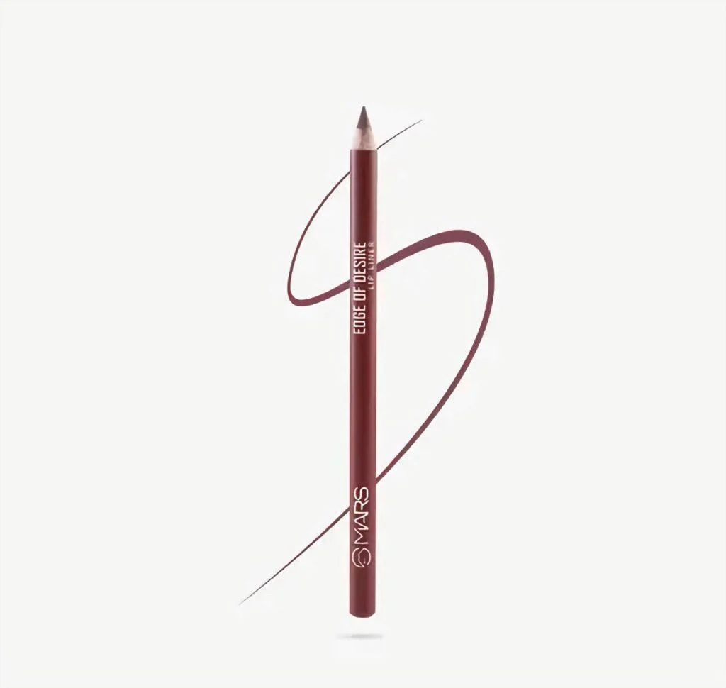 MARS Matte Lip Liner - One Swipe Smooth Application - Long Lasting & Travel Friendly Lip Pencil - 1.4gm - Deep Dawn - Single Piece