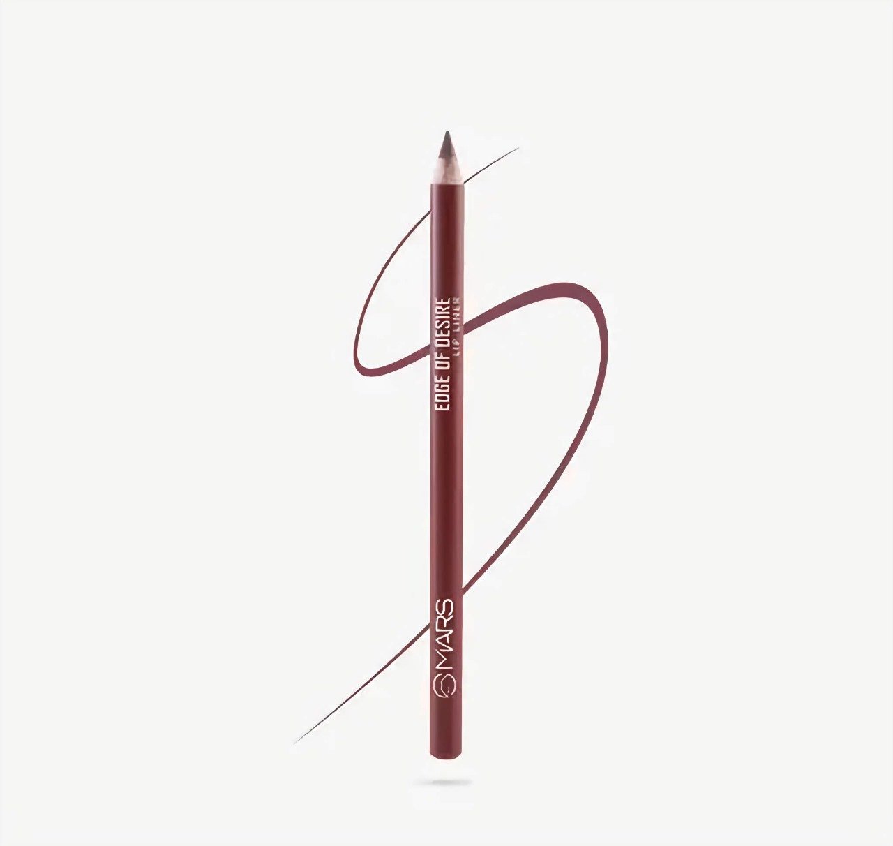 MARS Matte Lip Liner - One Swipe Smooth Application - Long Lasting & Travel Friendly Lip Pencil - 1.4gm -  Deep Dawn - Single Piece