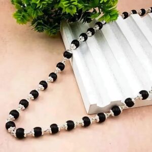 Pure Brass Karungali Mala - Karungali Necklace - Mala for Men & Women