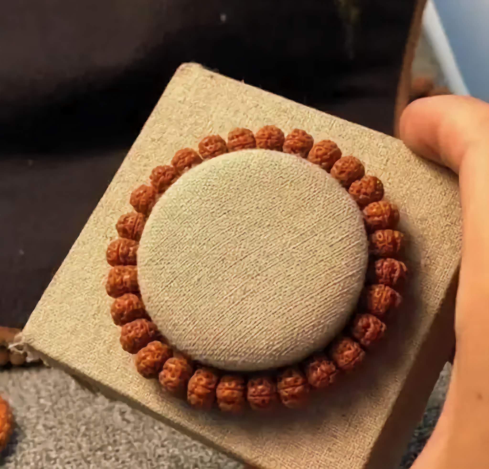 Panchmukhi Rudraksha Bracelet - 5 Face Rudraksha - "পঞ্চমুখী রুদ্রাক্ষ ব্রেসলেট" - "पंचमुखी रुद्राक्ष ब्रेसलेट"