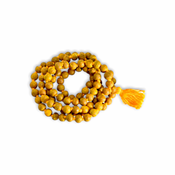 Haldi Mala - Wood Chain Jap Mala 108+1 Beads - Chanting Jap Mala - Image 2