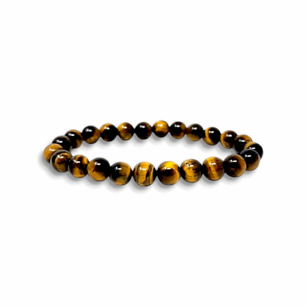 Gemstone Crystal Bracelet - Elastic Strecth Unisex Bracelet - Fashion Healing Accessories - for Men, Women, Boys, Girls - 8mm