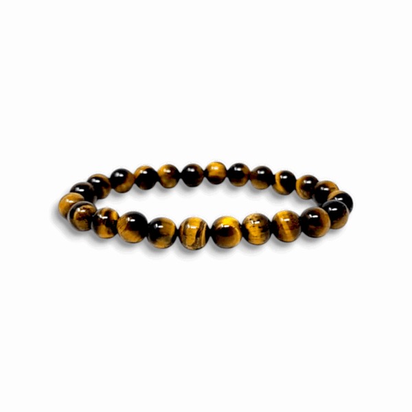 Gemstone Crystal Bracelet - Elastic Strecth Unisex Bracelet - Fashion Healing Accessories - for Men, Women, Boys, Girls - 8mm