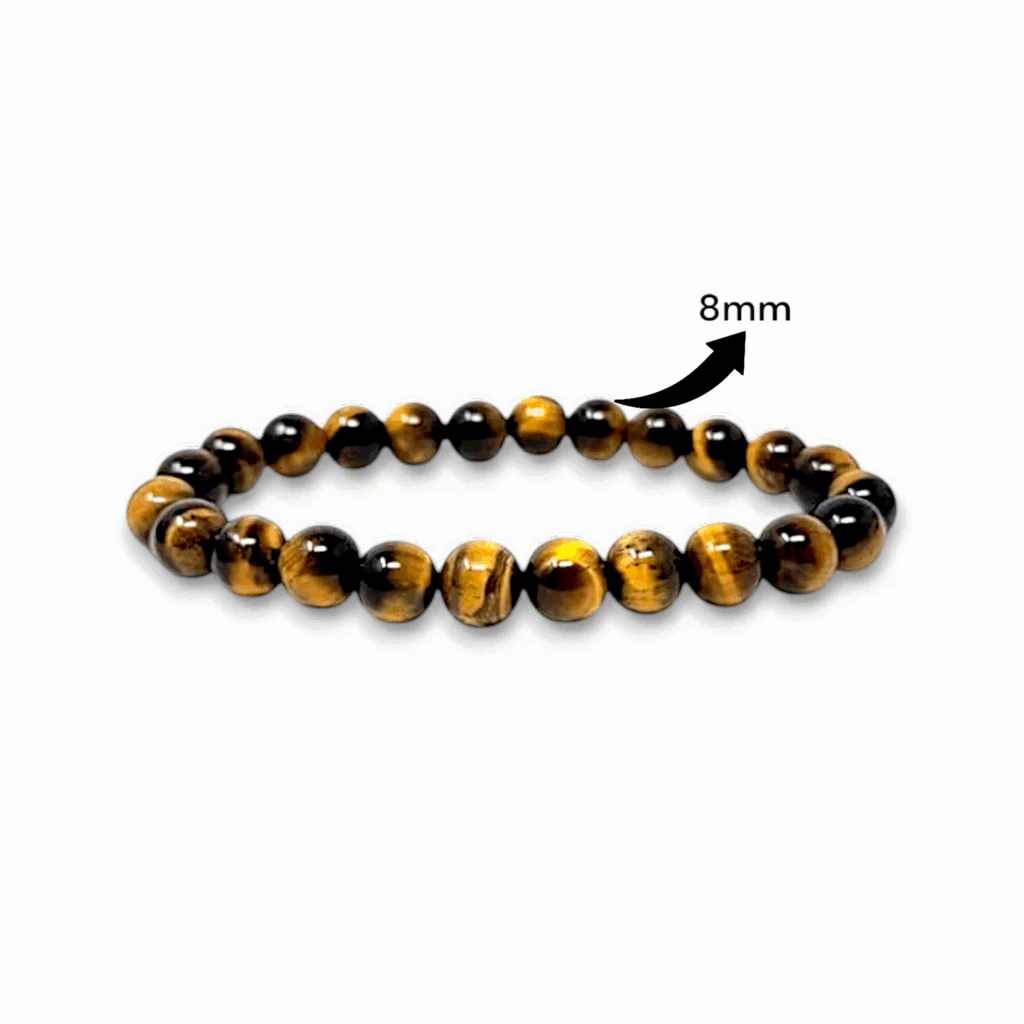Gemstone Crystal Bracelet - Elastic Strecth Unisex Bracelet - Fashion Healing Accessories - for Men, Women, Boys, Girls - 8mm - Image 2