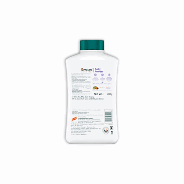 Himalaya Baby Powder - Keeps Baby's Skin Smooth & Dry 700gm - Set of Single Piece - Image 2