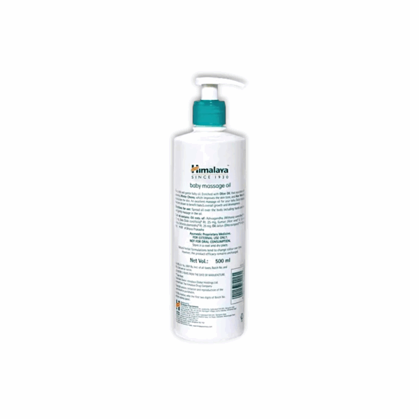 Himalaya Amla Massage Oil - Baby Body Massage Oil - Massage Oil 500 ml - Set of Single Piece - Image 2