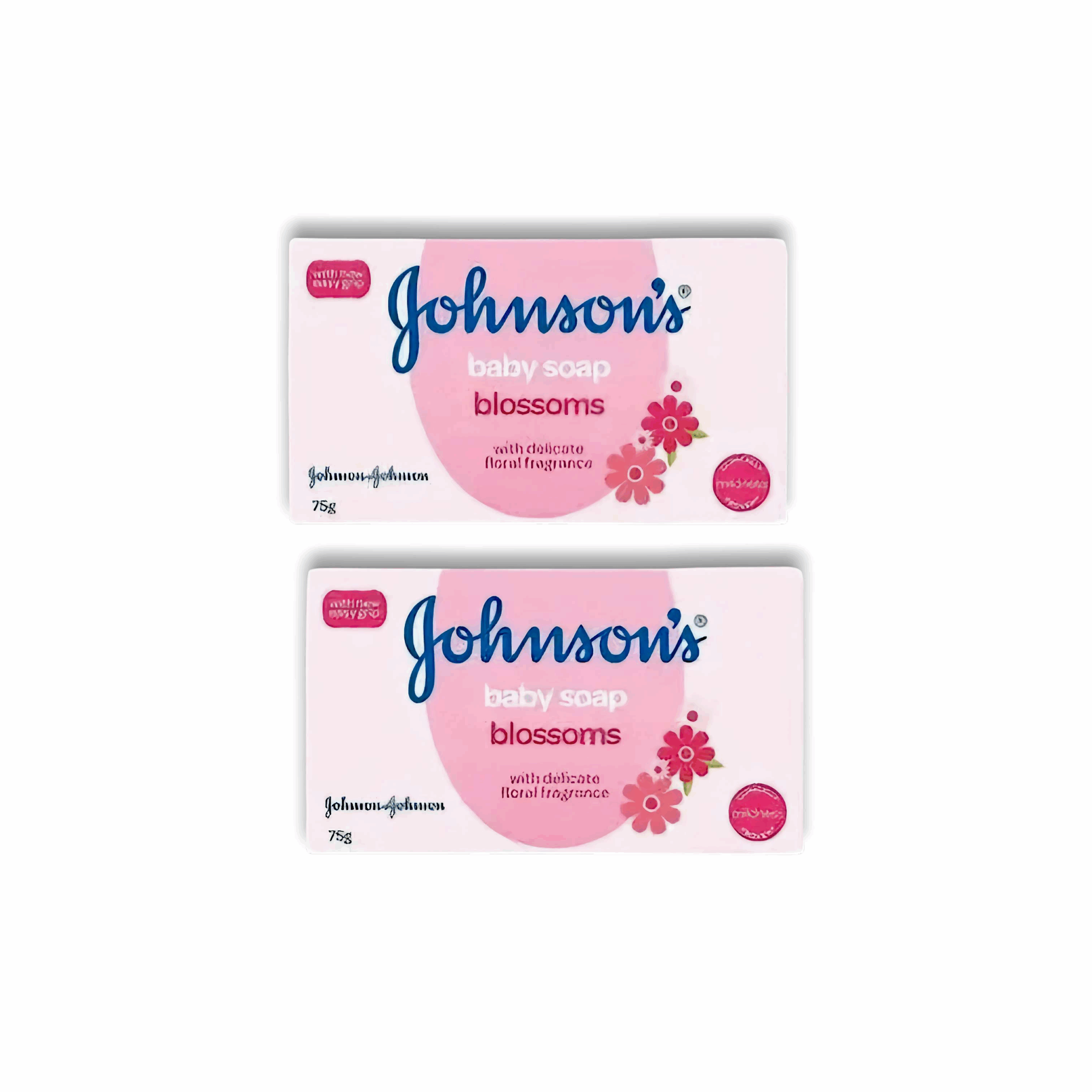 Johnson Baby Body Blossoms Soap - Blossoms Soap 75gm Each - Pack of Two