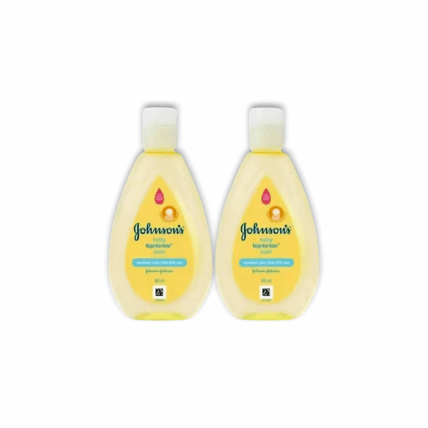 Baby Top to Toe Bath Wash - Baby Bath Wash Each of 50ml - Pack of Two
