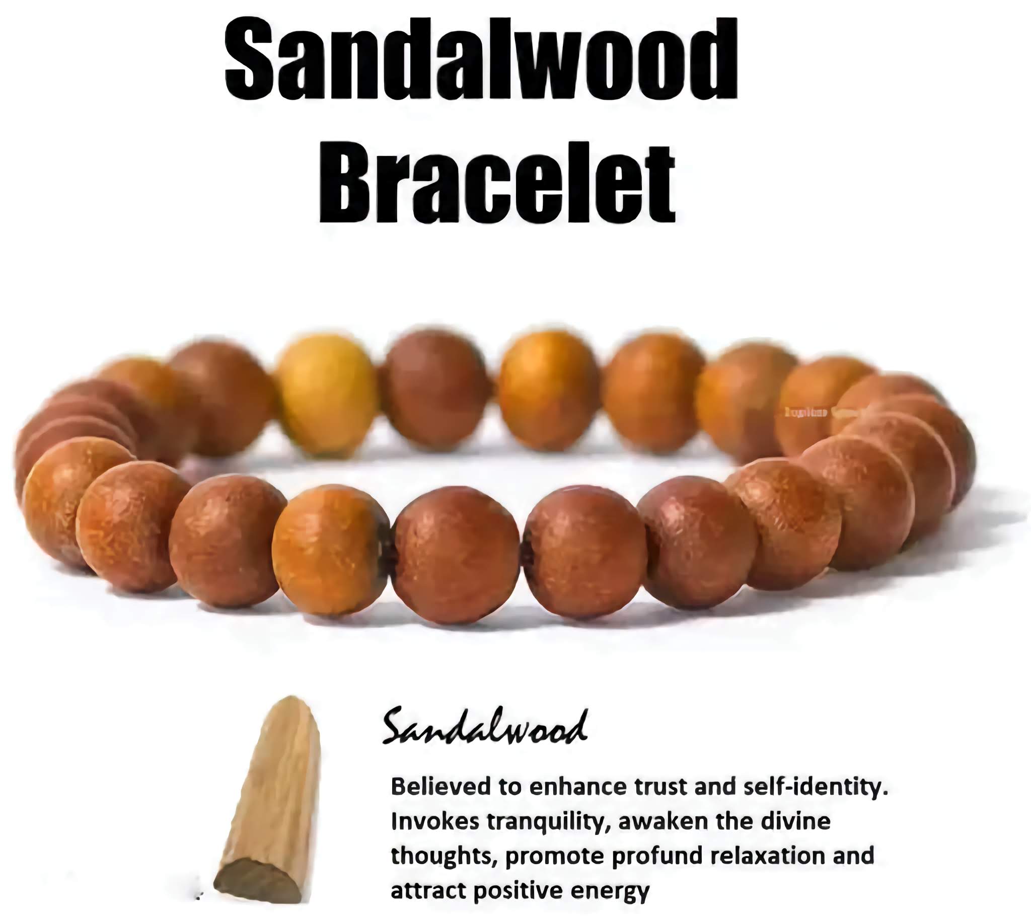 Sandalwood Bracelet - Chandan Fragrance Bracelet - for Men & Women