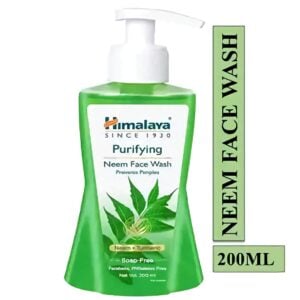 Himalaya Neem Face Wash - Soap Free - "হিমালয়া  নিম ফেস ওয়াশ" - "हिमालया नीम फेस वॉश" 200ml - Pack Of  Single Piece