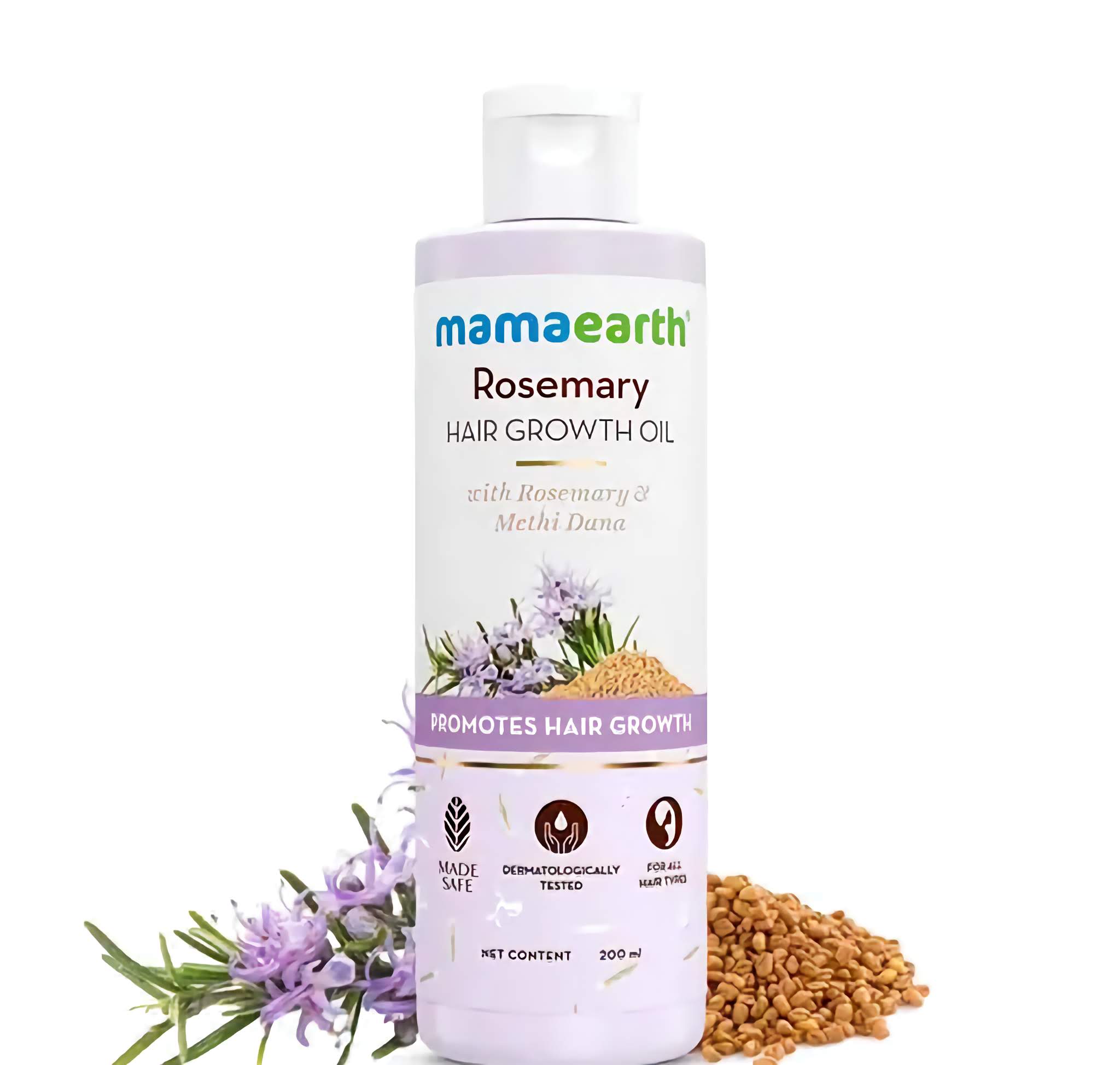 Mamaearth Rosemary Hair Growth Oil - Rosemary & Methi Dana Hair Growth 200ml