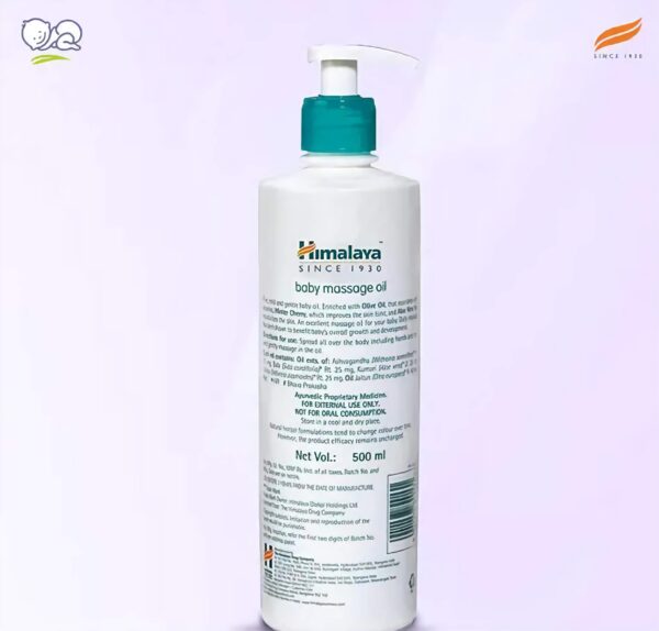 Himalaya Amla Massage Oil - Baby Body Massage Oil - Massage Oil 500 ml - Set of Single Piece - Image 2