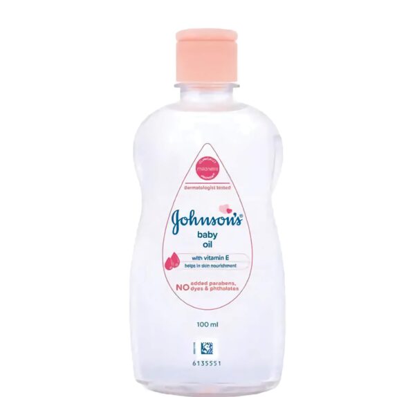Johnson Baby Oil - Baby Oil With Vitamin E - Pack of Single Piece 100ml