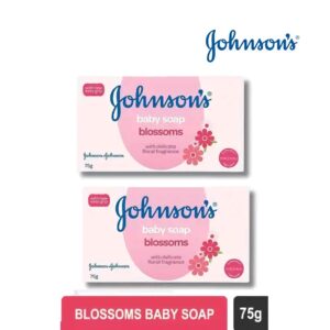 Johnson Baby Body Blossoms Soap - Blossoms Soap 75gm Each - Pack of Two