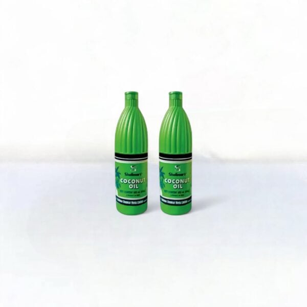 Shalimar's Coconut Oil - green HDPE Coconut Oil 500ml - Pack of Two