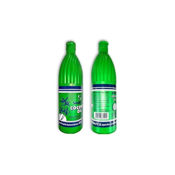 Shalimar's Coconut Oil - green HDPE Coconut Oil 500ml - Pack of Two - Image 2