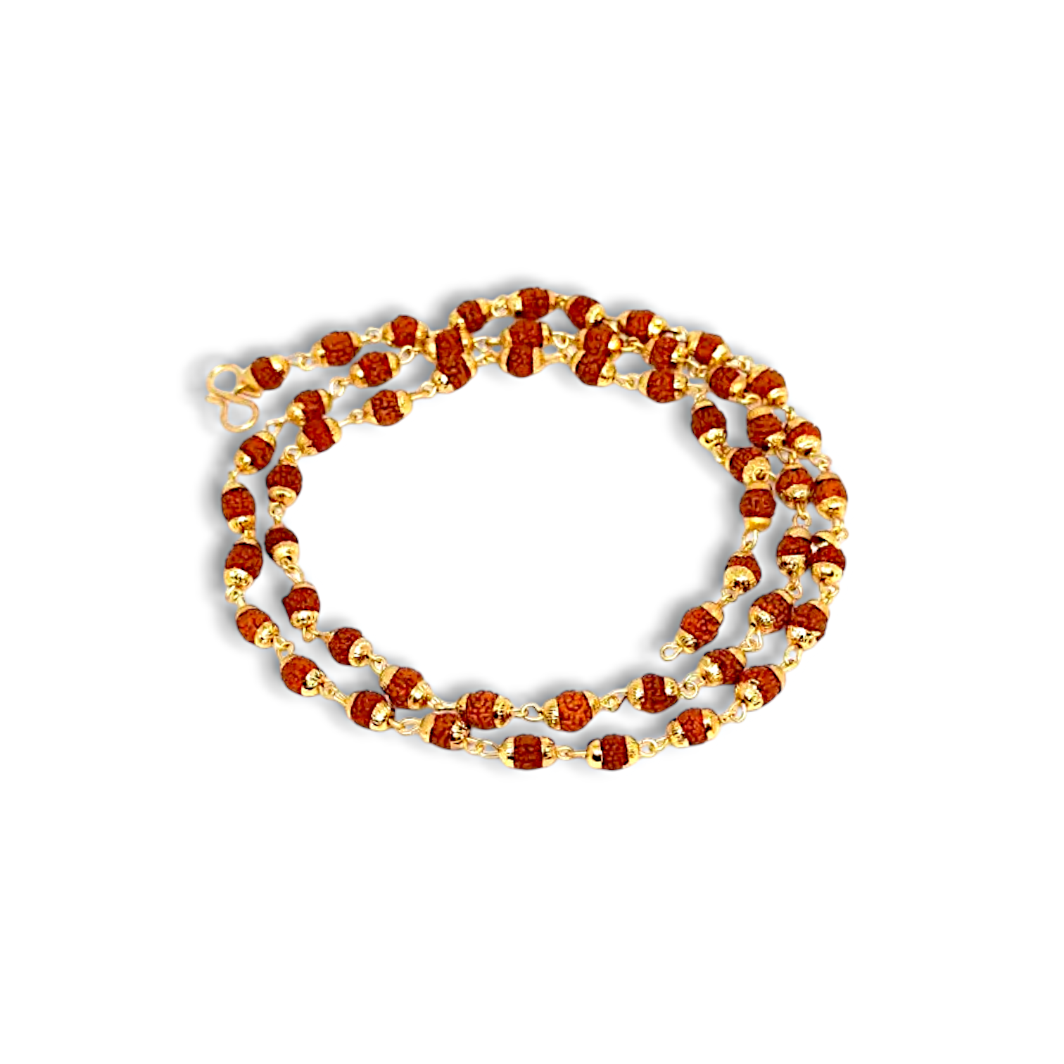 Small Beads Rudraksha Mala - "छोटे मोतियों वाली रुद्राक्ष माला" - "ছোট পুঁতি সহ রুদ্রাক্ষ মালা"
