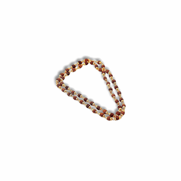Small Beads Rudraksha Mala - With Original Rudraksha - Image 2