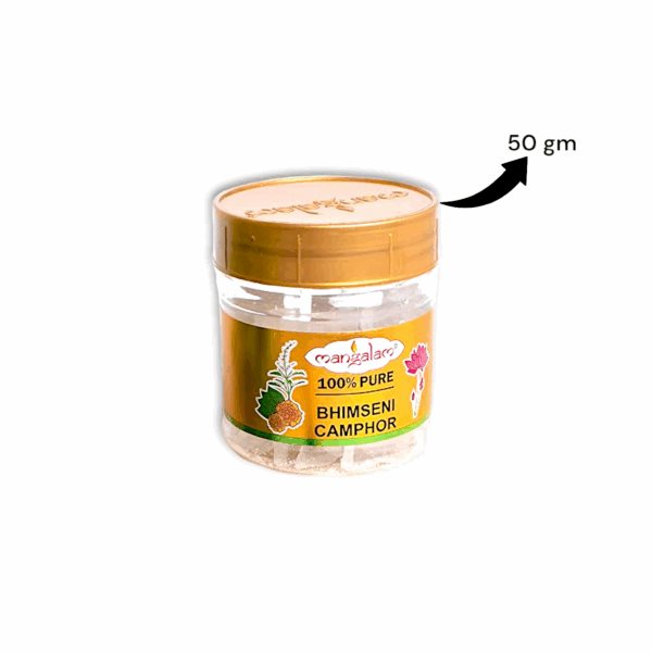 Pure Mangalam Bhimseni Camphor - Mangalam Bhimseni Camphor 100gm - With 50 gm Bhimseni Camphor - Image 4