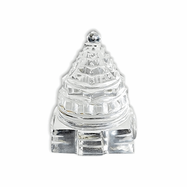 Pure Crystal Shri Yantra - Sphatik Shree Yantra - Sri Maha Meru Yantra - Crystal Yantra - Image 2