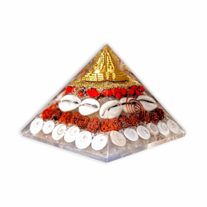 Gomti Chakra Pyramid - Mahalaxmi Pyramid Orgonite Gomti Chakra - Shree Yantra Pyramid
