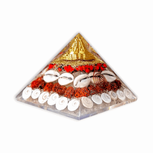 Gomti Chakra Pyramid - Mahalaxmi Pyramid Orgonite Gomti Chakra - Shree Yantra Pyramid