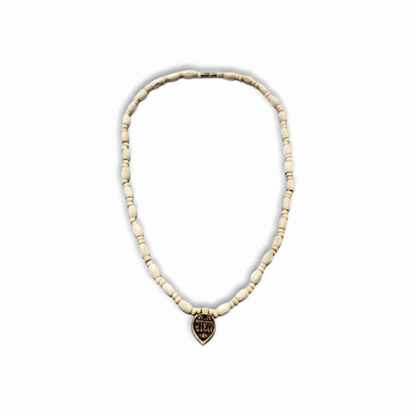 Mayapuri Shri Radha Tulsi Mala - Pendant Radha Tulsi Mala - Tulsi Beaded Chain - Image 2