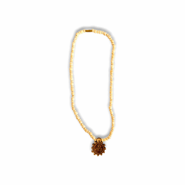 Shri Radha Tulsi Mala - Tulsi Mala - Pendent Radha Mala - Image 2
