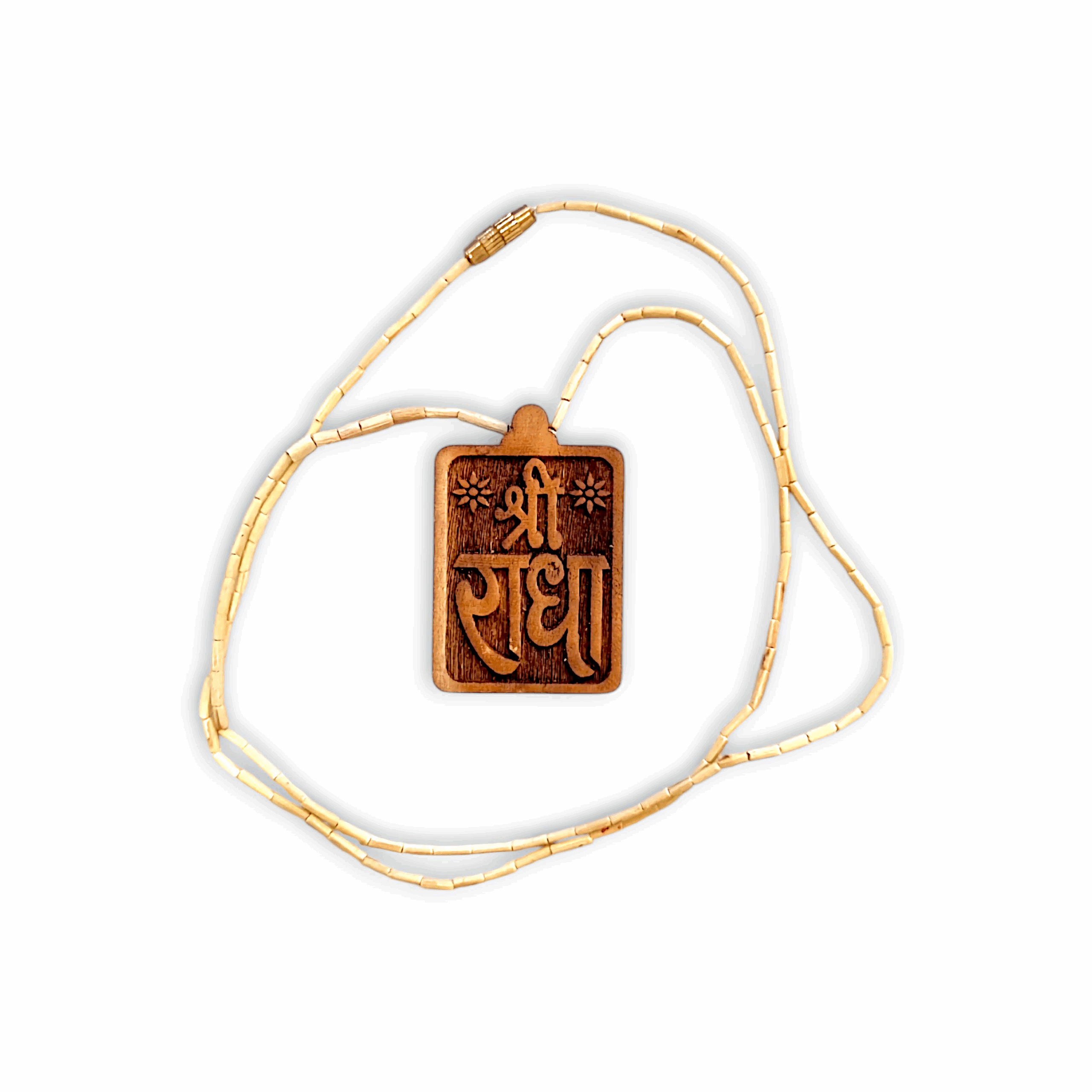 Shri Radha Tulsi Kanthi Mala Pendant - Tulsi Mala Kanthi