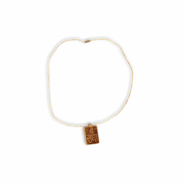 Shri Radha Tulsi Kanthi Mala Pendant - Tulsi Mala Kanthi - Image 2